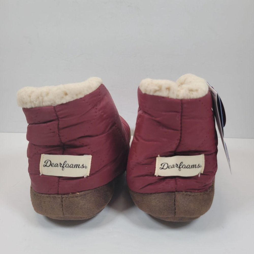 Dearfoams Women's Original Warm Up Bootie Slipper US Size 7-8 NWT - Picture 4 of 8